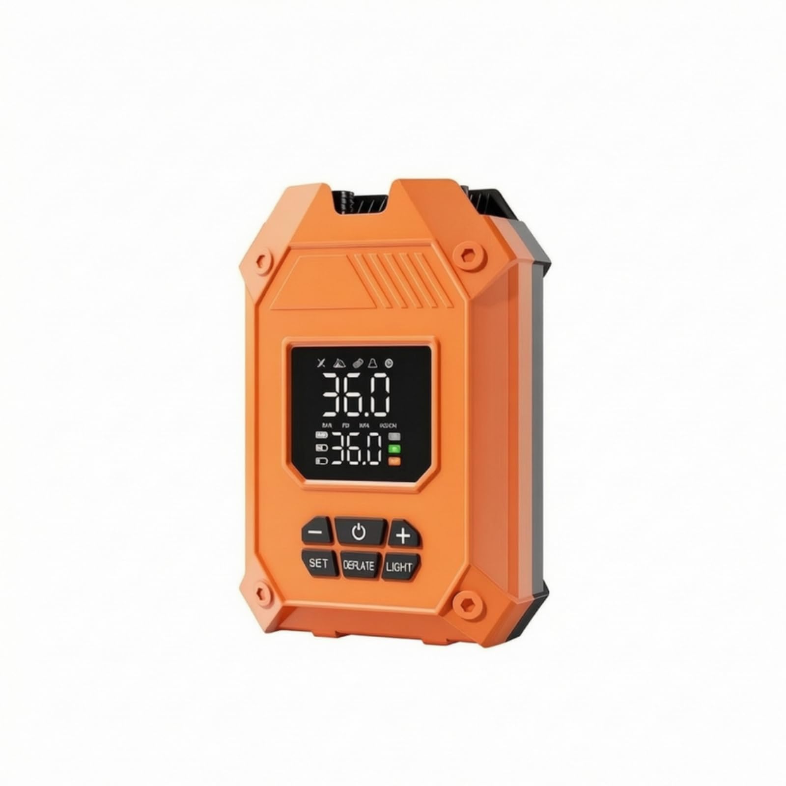 Inflador Portátil con Pantalla Digital Bomba Eléctrica Multiusos Bomba con Boquillas para Playa
