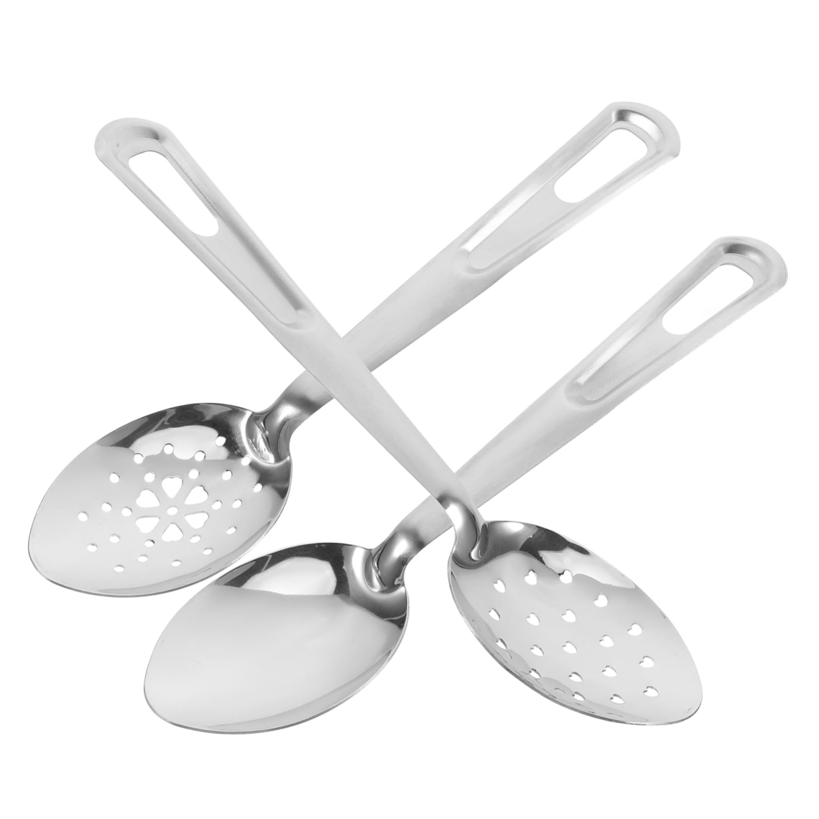 LALADEFIEE Sturdy 3-pc Slotted Serving Spoon Set Versatile Utensils for Buffets Hotels Home