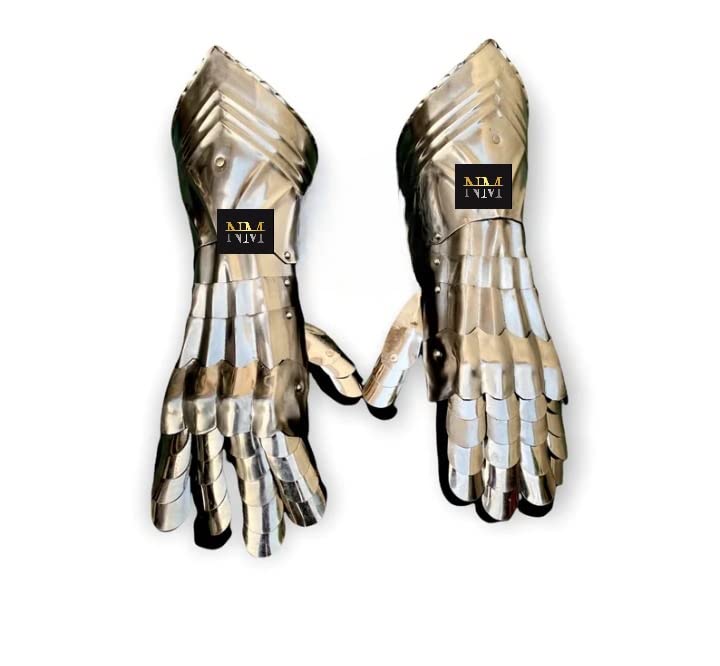 Medieval Knight Gauntlet Armor Fully Functional Finger Armor Cosplay LARP