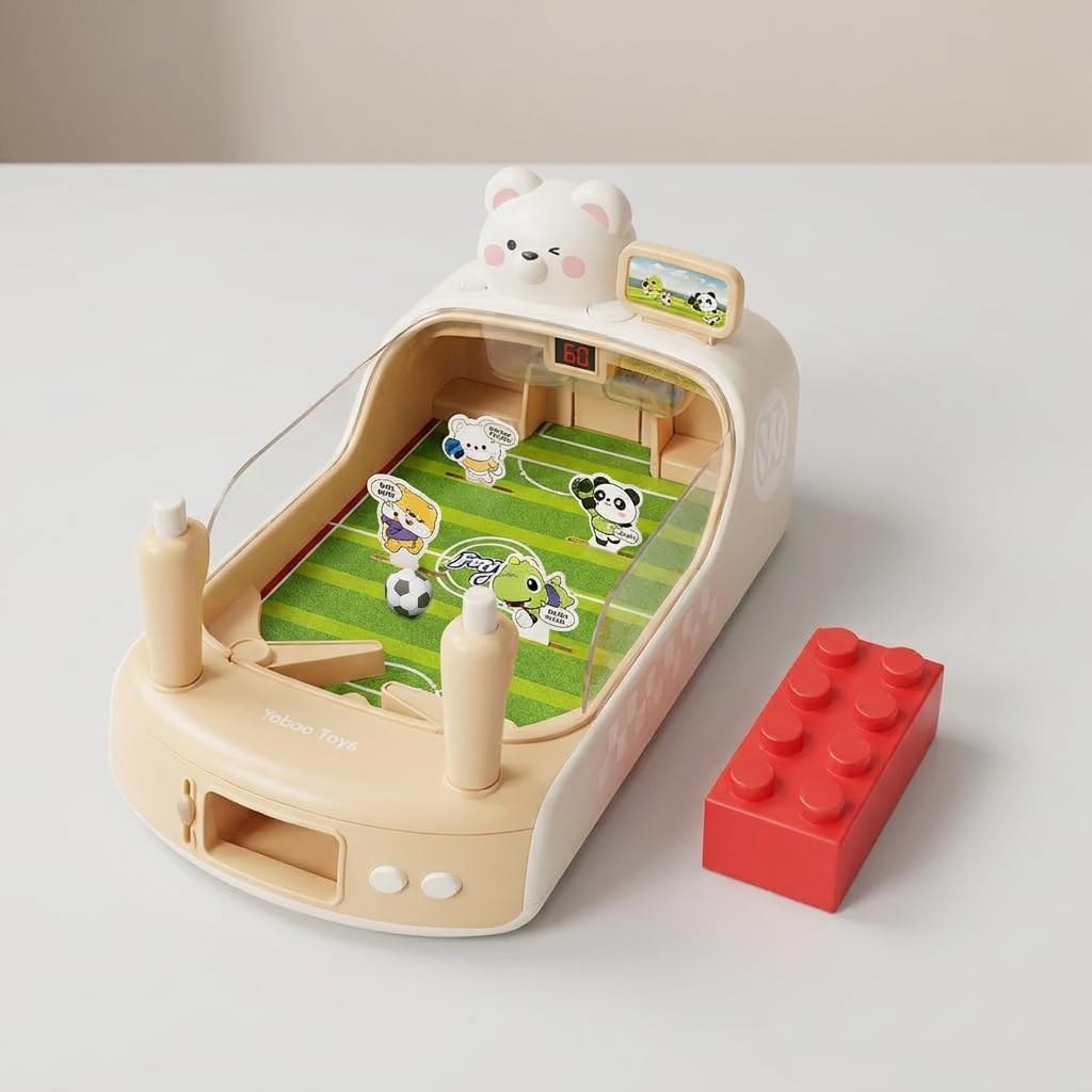 predolo Mini ín para Niños Pequeños, Juego Fútbol Mesa Interactivo, Regalo Niños