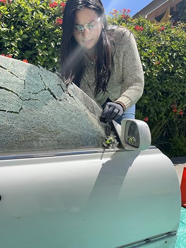 RESQME Original-Notfall-Schlüsselanhänger, Auto-Fluchtwerkzeug, 3-in-2-Gurtschneider und Fensterbrecher, 3er-Pack für Familien, Gelb/Neon, kompakter Notfallhammer