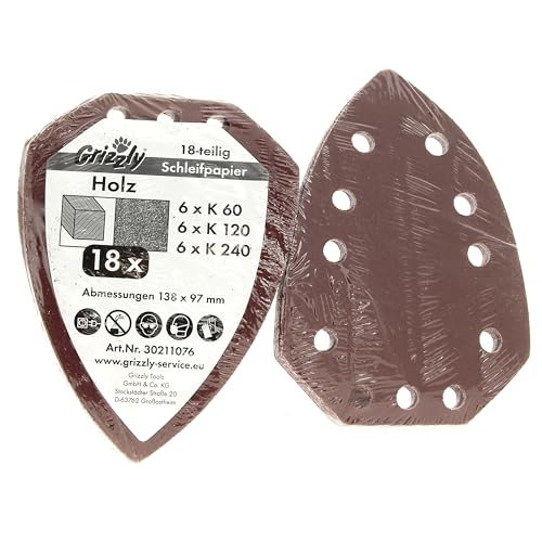 Kit abrasifs 18 pieces ponceuse parkside - vue 2