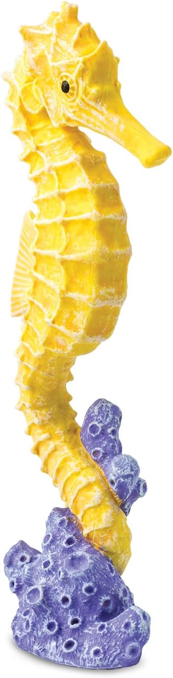 Safari Ltd. Seahorse Figurine - Detailed 5" Plastic Model Figure - Fun Educational Play Toy for Boys, Girls & Kids Ages 3+