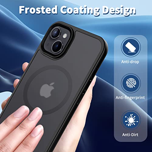 CACOE iPhone 13, 14 Hülle 6.1 Zoll-kompatibel mit MagSafe, Handyhülle Schutzhülle Case Anti-Fingerabdruck – Bild 6