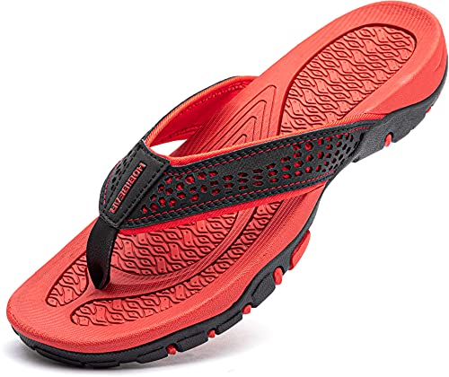 Image of GUBARUN Mens Sport Flip Flops Comfort Casual Thong Sandals Outdoor