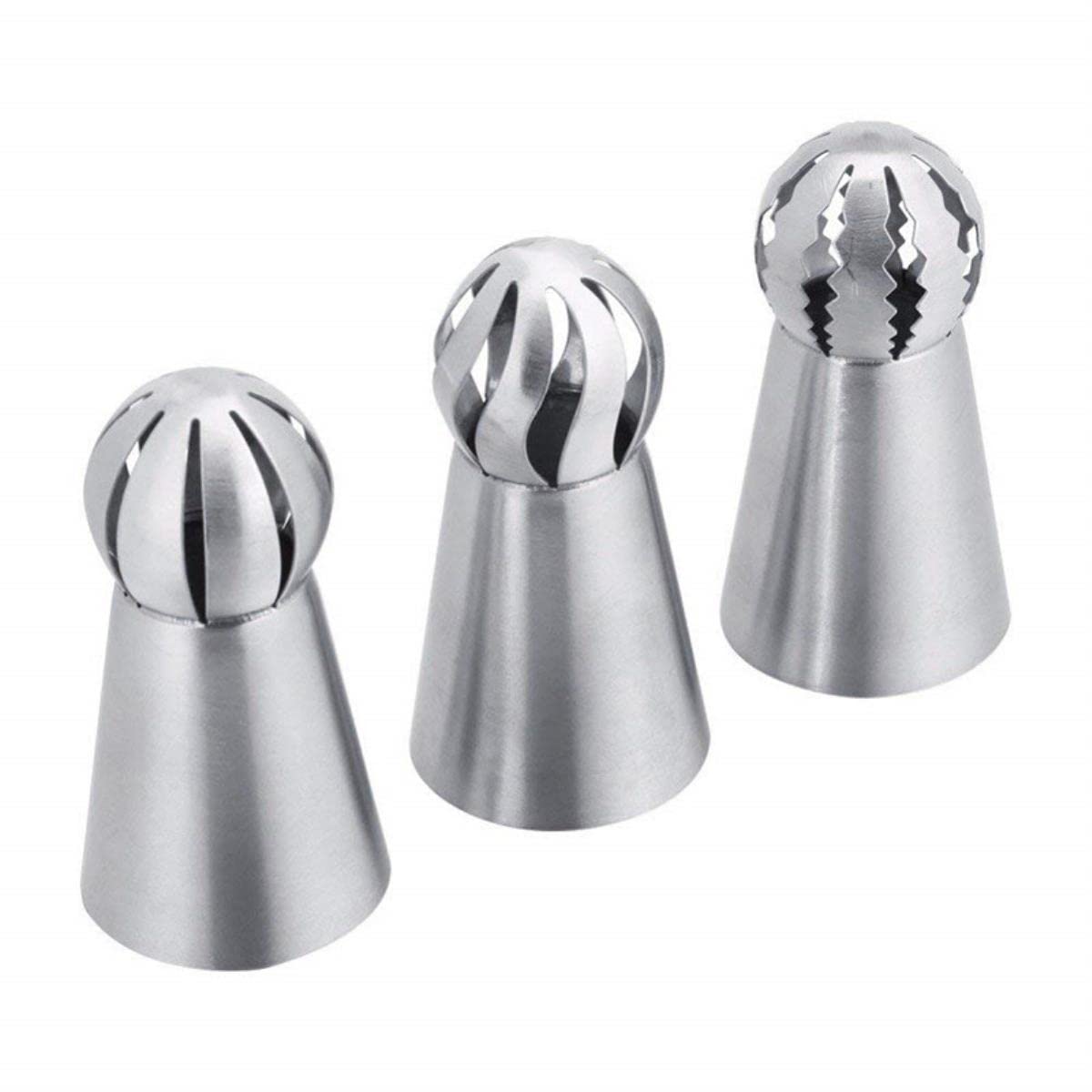 Boquillas para bizcochos 1PC/3 uds antorcha Flor glaseado Boquilla Puntas Esfera Bola Pastel decoración Cocina pastelería Hornear Magdalenas pastelería Herramientas-Estilo 4