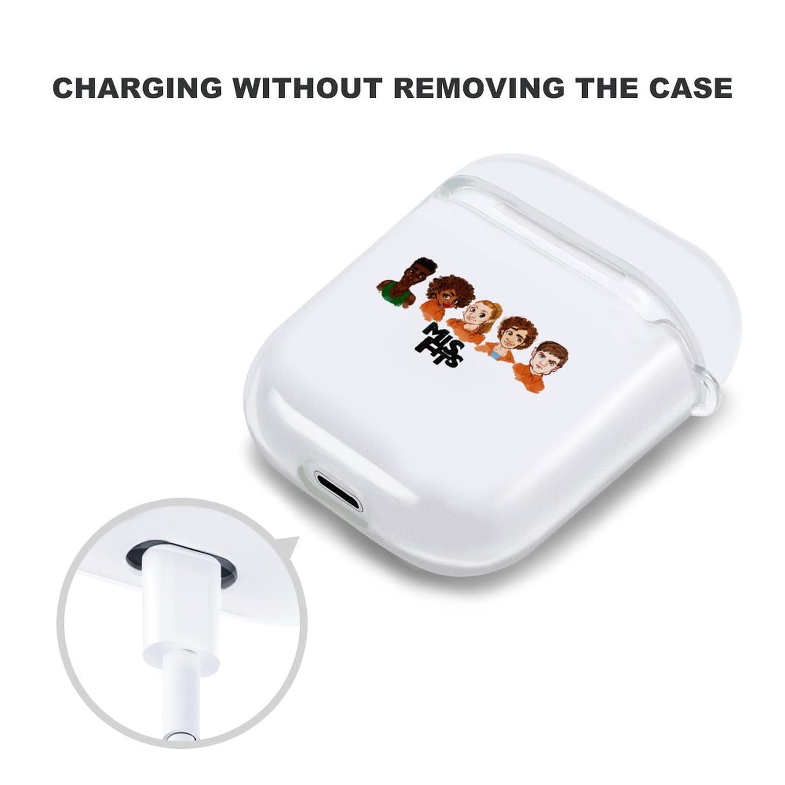 Amazon | Air Podsケース ミスフィッツ AirPods1/2イヤホン