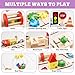 Busy edition Activity Table for 1 Year Old, 8 in 1 Wooden Montessori Learning Table with Shape Sorter, Cars, Sensory Development Bead Maze Toy for Toddlers 1-3 Birthday Gift