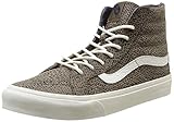 scotchgard 3m protector zapatillas de deporte Vans U Sk8-Hi Slim Zip Cheetah Suede - Zapatillas Bajas Unisex, Color Cheetah Suede/Black/Tan, Talla 36