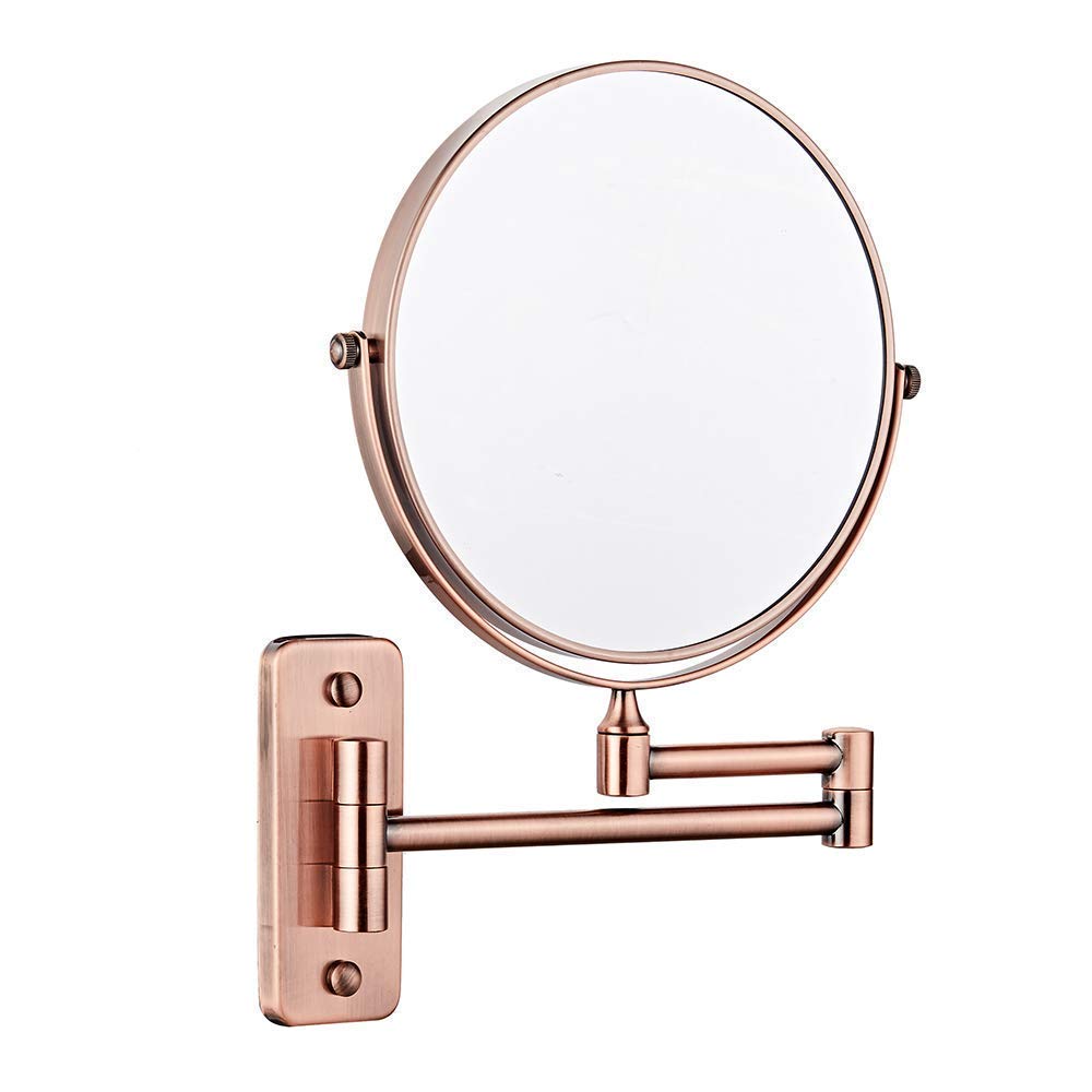 Miroir cosmétique mural grossissant pour un maquillage et un rasage de précision
