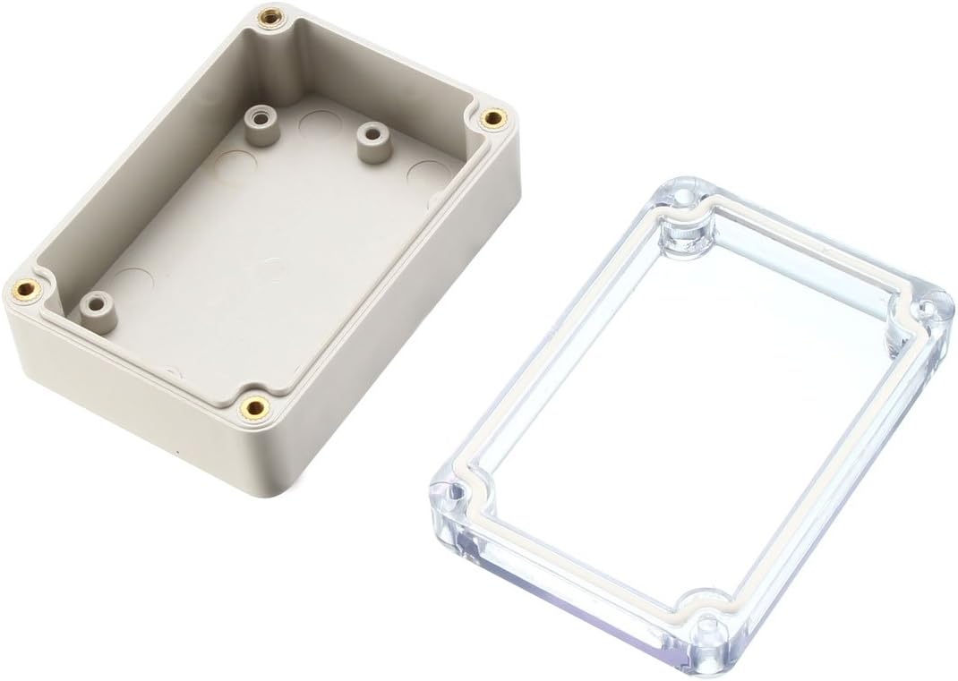 uxcell 83x58x33mm Electronic Waterproof IP65 Sealed ABS Plastic DIY Junction Box Enclosure Case Clear