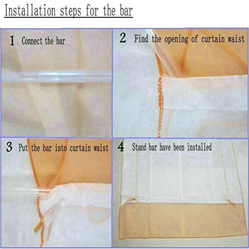 Livebycare 1Pcs Solid Roman Shades Voile Ribbon Adjustable Tab Top Rod Pocket Balcony Window Curtain Panels For Family Room Decor Decorative #TOP5