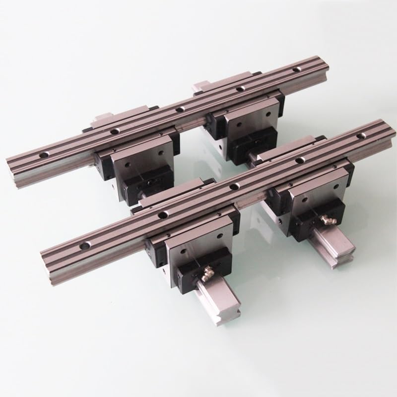 Części do drukarek 3D szyna liniowa zamek krzyżowy blok prowadnicy liniowej wózek 2 szyny liniowe + 1 zestaw bloków poprzecznych (2XRAIL i 1xHRC30,300 mm)