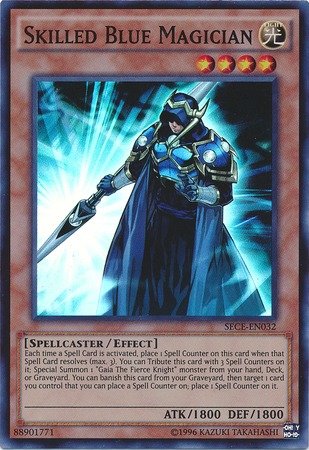 Yu-Gi-Oh! - Skilled Blue Magician (SECE-ENS07) - Secrets of Eternity: Super Edition - Limited Edition - Super Rare by Yu-Gi-Oh!