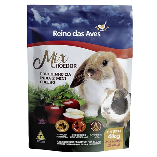 Ração Gold Mix Porquinho Da Índia e Mini Coelho 4kg R.D.A