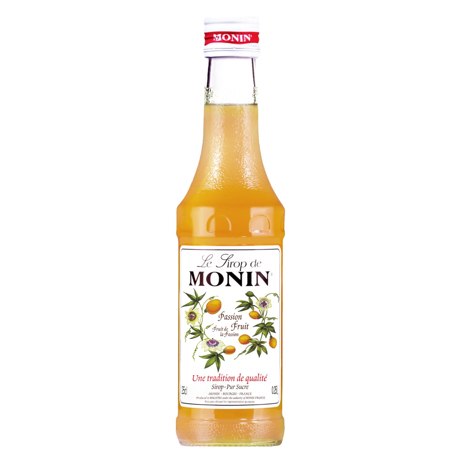 Monin Passion Fruit Syrup |Mocktails,Smoothies,Desserts and Slush Pack of 1 (250 ml)