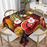 Photo Gallery sdtykhj fresh juicy fruits tovaglia quadrata impermeabile e resistente, 152,4 x 152,4 cm, lavabile, tovaglia autunnale in tessuto decorativo per feste di nozze e banchetti Photo Gallery sdtykhj fresh juicy fruits tovaglia quadrata impermeabile e resistente, 152,4 x 152,4 cm, lavabile, tovaglia autunnale in tessuto decorativo per feste di nozze e banchetti