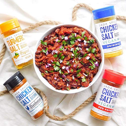 Jada Spices Chicken Salt Spice And Seasoning - Original Flavor - Vegan, Keto & Paleo Friendly - Perfect For Cooking, Bbq, Grilling, Rubs, Popcorn And More - Preservative & Additive Free #TOP5