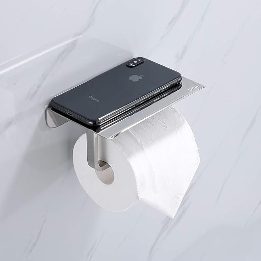 UMI Toilet Paper Holder with Shelf