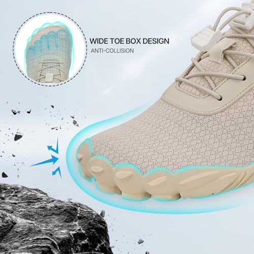 Image of ATHMILE Water Shoes for Men Women Quick Dry Aqua Shoes with Toe Protection
