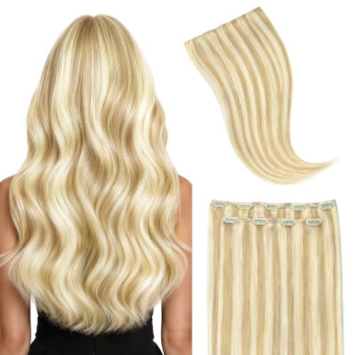 Image of GOO GOO Clip in Hair Extensions Real Human Hair Back Fill Extension 2Pcs