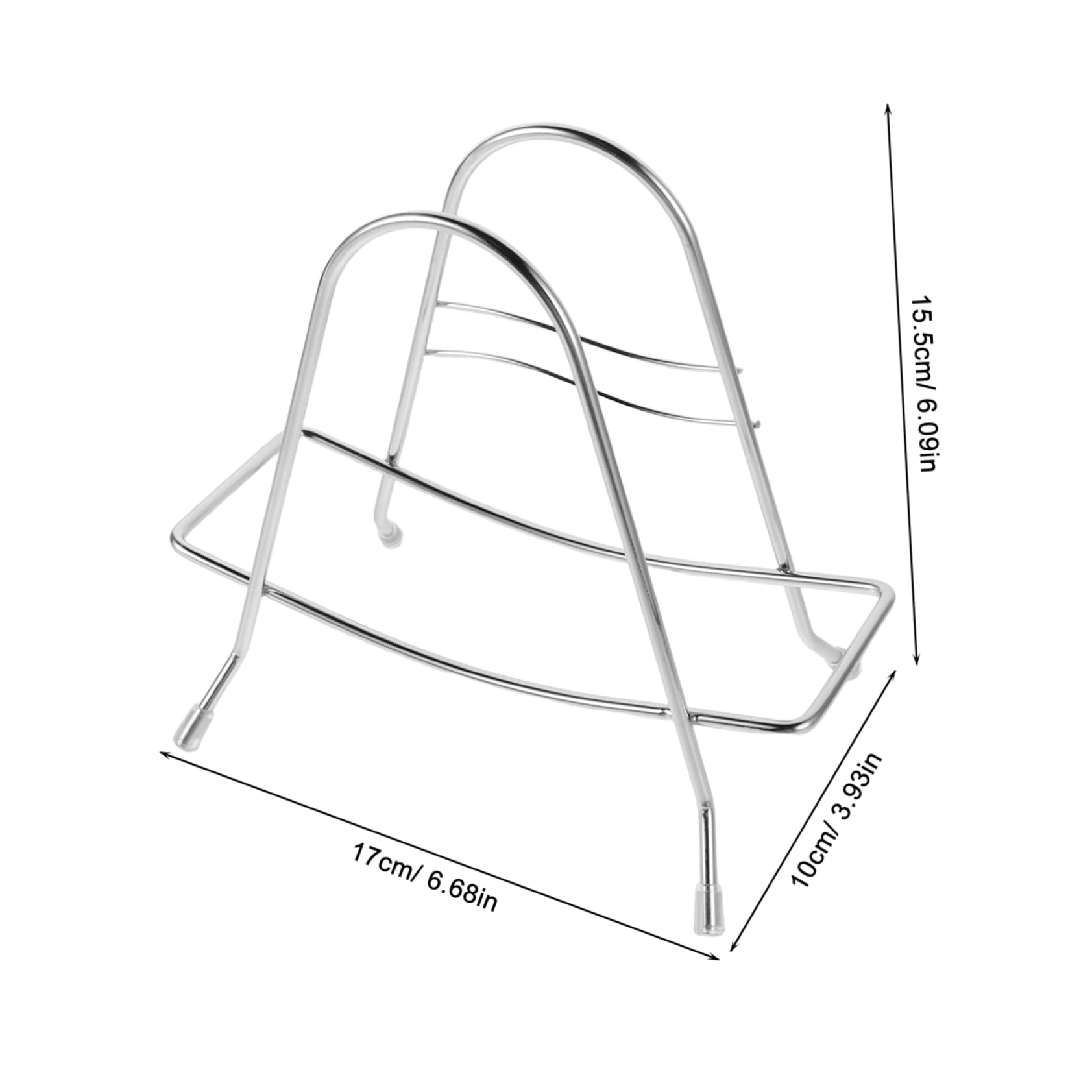 Zerodeko Cutting Board Holder Stand for Kitchen Counter Stainless Steel Organizer for Efficient Storage Space Saving Design Easy Installation for Culinary Enthusiasts