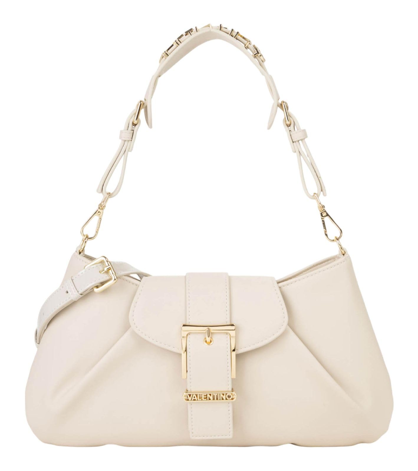 Valentino By Mario Valentino Women's Beige Shoulder Bags, One Size, Cassandra Shoulder Bag