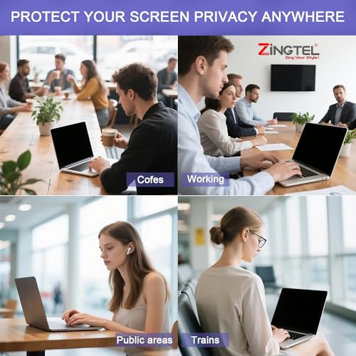 Image of Privacy Matte Anti Spy Screen Guard Compatible With MacBook Pro 13 Inch (2012-2015) A1278, A1425, A1502 Anti Peep Screen Protector Not a Tempered Glass