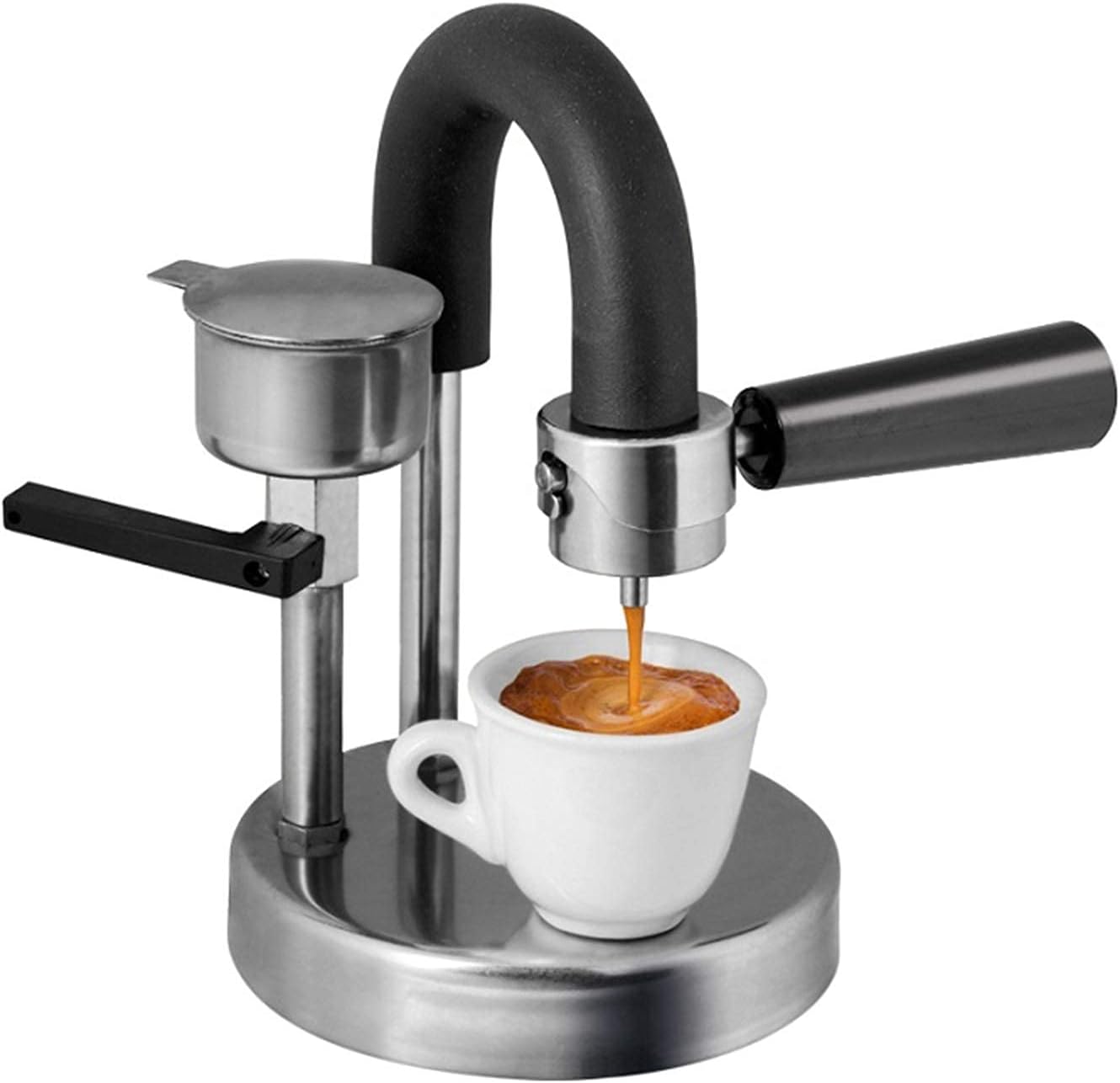 Manual Coffee Grinder Coffee Makers Grind and Brew Coffee Machines Portable Manual Coffee Machine Stainless Steel Coffee Maker for Home Office Outdoor Picnic Espress