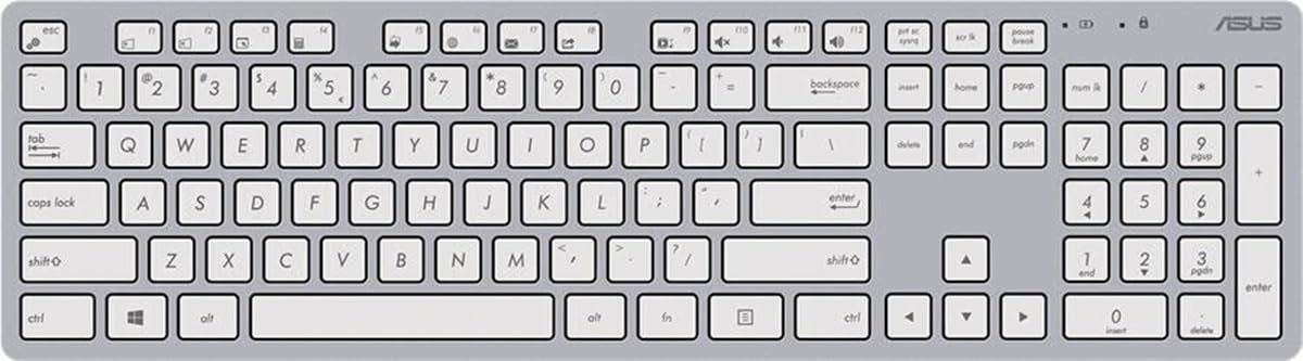 ASUS W5000 wireless Keyboard+Mouse dt. COPILOT Layout wei? (90XB0430-BKM390)