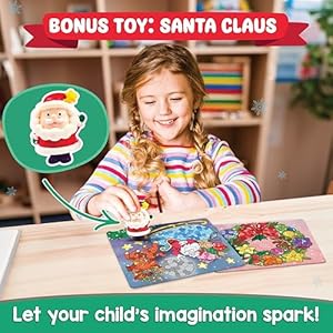 Christmas Special - Dot Stickers for Toddlers, Holiday Theme Dot Art Activity for Kids, DIY Craft Kit, Stocking Stuffers, Christmas Gifts for Boys & Girls Ages 3, 4, 5, 6, 7 Year Old Christmas Special Dot Stickers for Toddlers Holiday Theme Dot Art Activity for Kids DIY Craft Kit Stocking Stuffers Christmas Gifts for Boys Girls Ages 3 4 5 6 7 Year Old