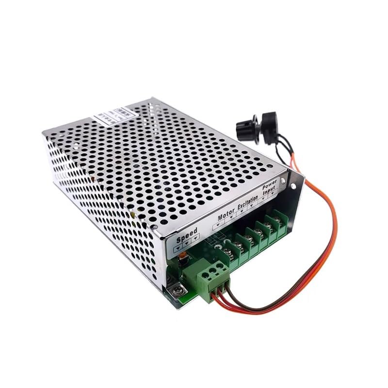 Spindel-Set, 200 W, 48 V DC, 0 ~ 60 V DC, einstellbarer Drehzahlregler, Netzteil, sowohl 110 V AC als auch 220 V AC für Graviermaschine (48 V, 200 W, 5)