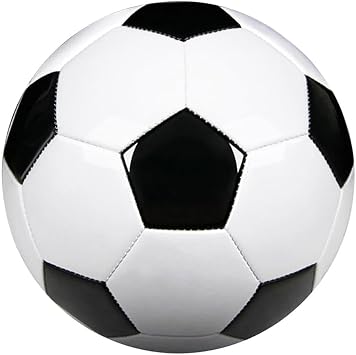 Soccer Ball Size 5 Classic White Black Thicker Training Soccer Ball