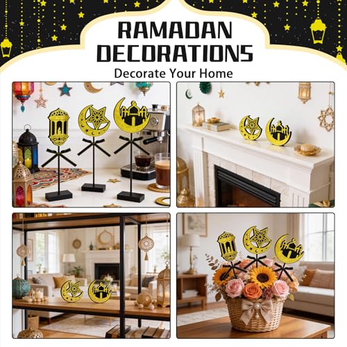 Save 33% on 3-Piece Ramadan Wooden Table Decor Set