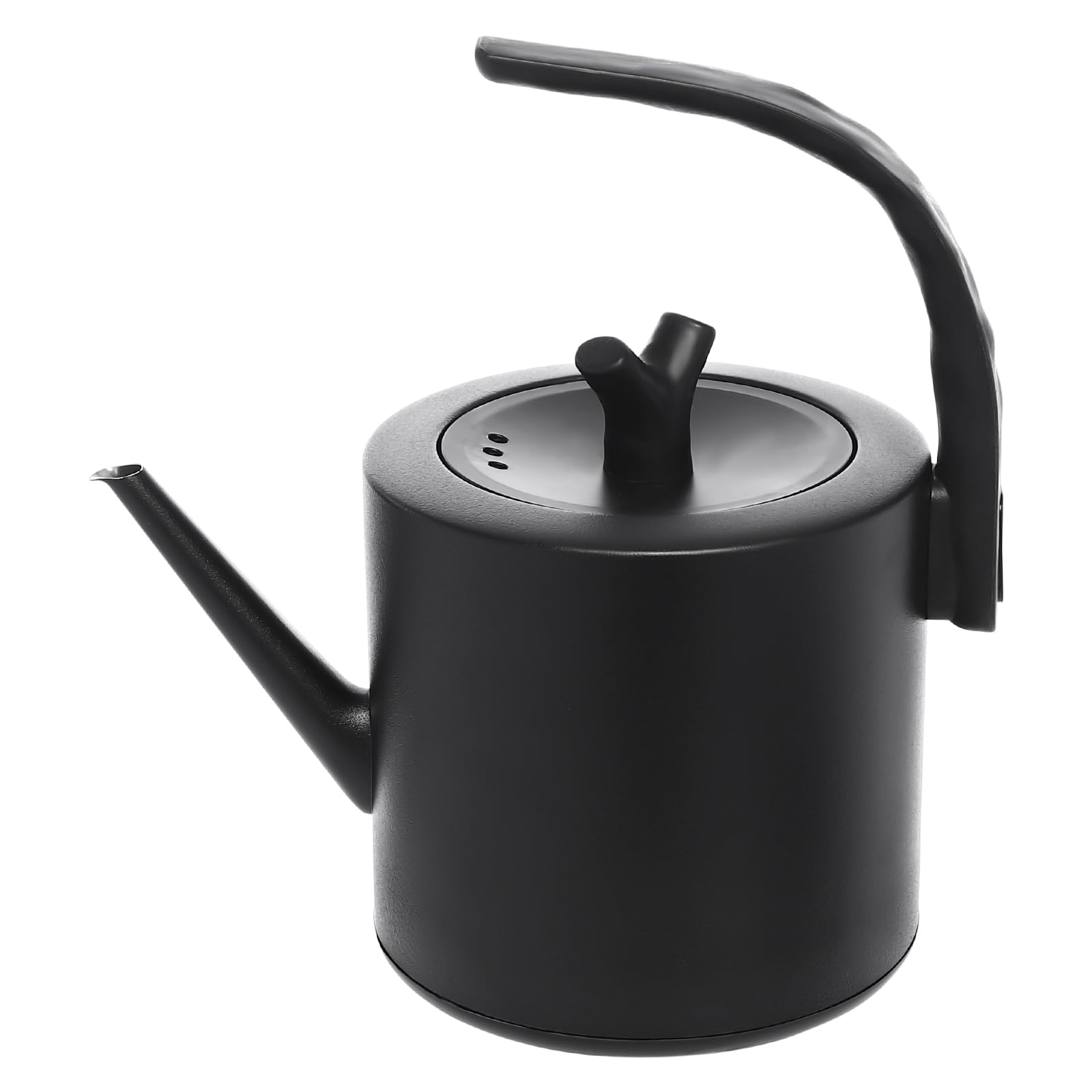 Bollitore elettrico da 1000 W, in acciaio inox, grande bollitore elettrico con base e regolazione della temperatura, bollitore per uffici alberghi, uso domestico, nero