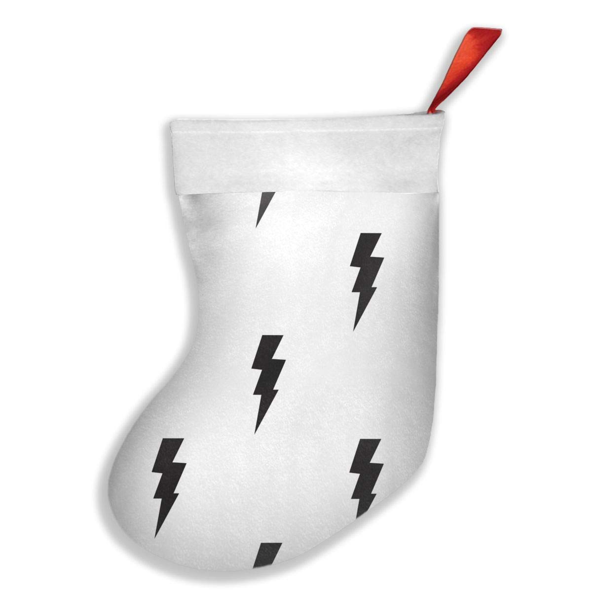 Fimaliy New Lightning Bolts Thunderbolts Xmas Christmas Stockings Xmas Party Mantel Decorations Ornaments for Decoration Kids Gift Holding Stocking Tree Ornament