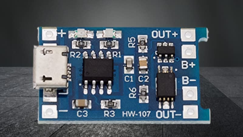 AP TRADERSHEAVY Duty 18650 TP4056 Micro USB Type C Mini Plug 5V 1A 18650 Lithium Battery Charging Protection Board (C-Type)(Pack of 1)-picture-28