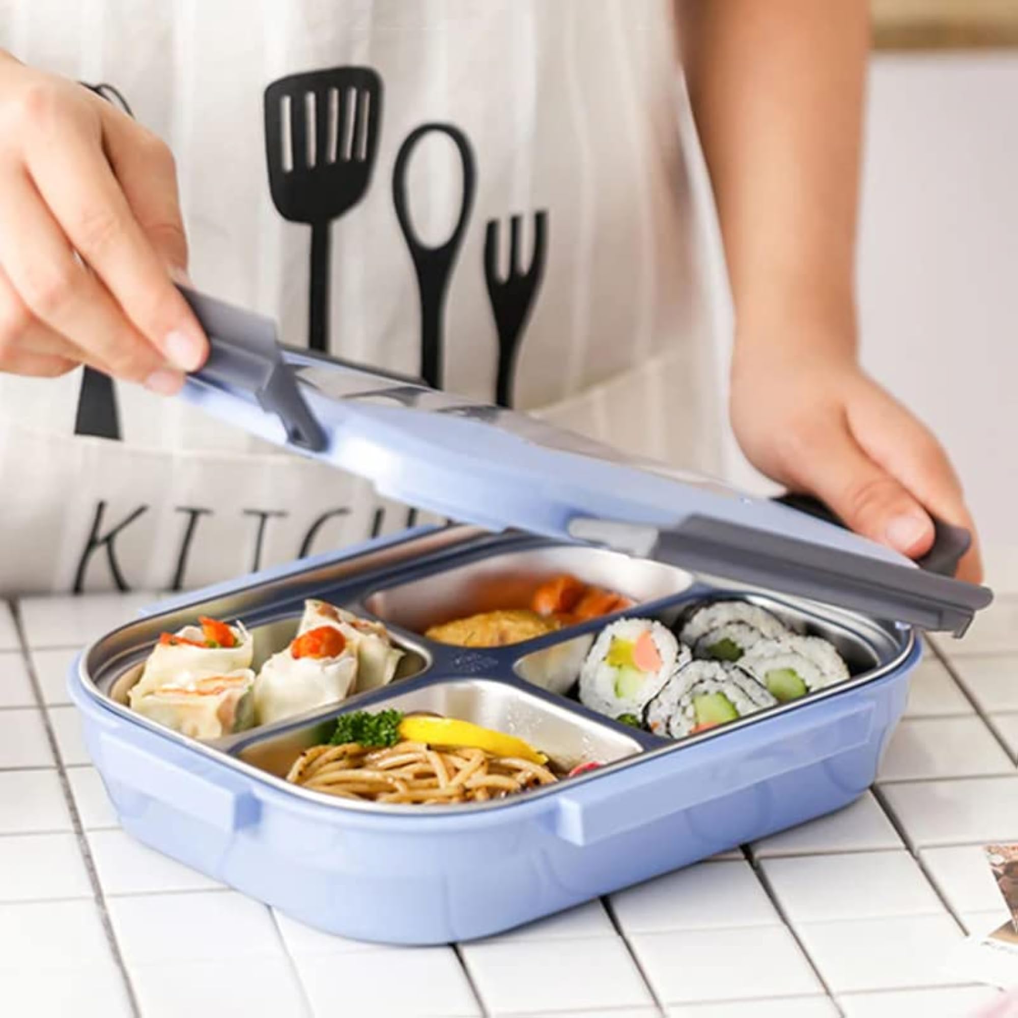 Thermal Lunch Box Food Container with Compartments