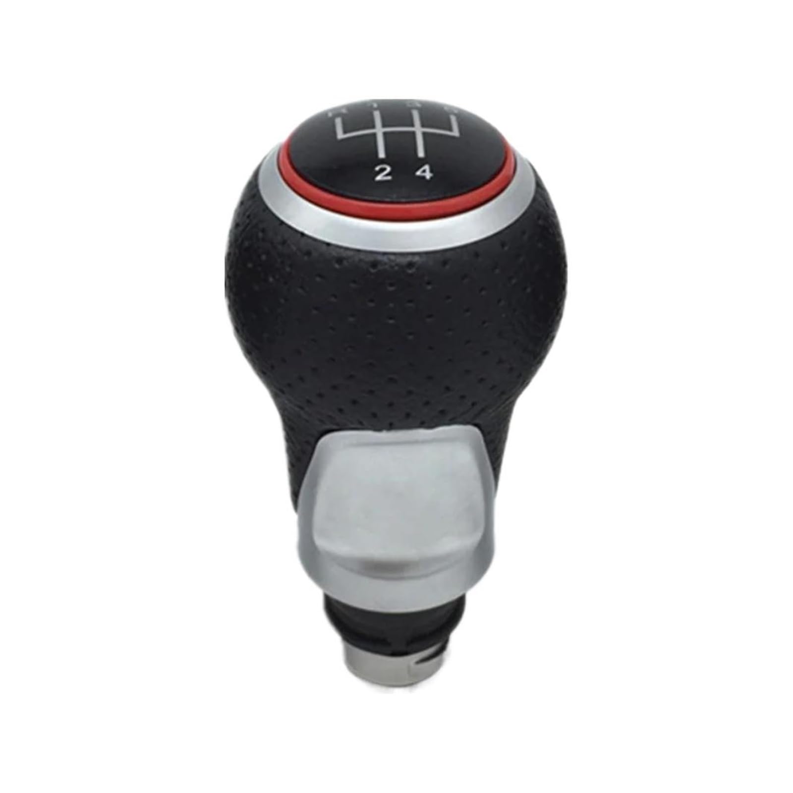 Glblpexelr R12345 Red Knob For Vw For Golf 5 6 Mk5 Mk6 For Jetta 2005-2014 Sporty Gear Shift Knob