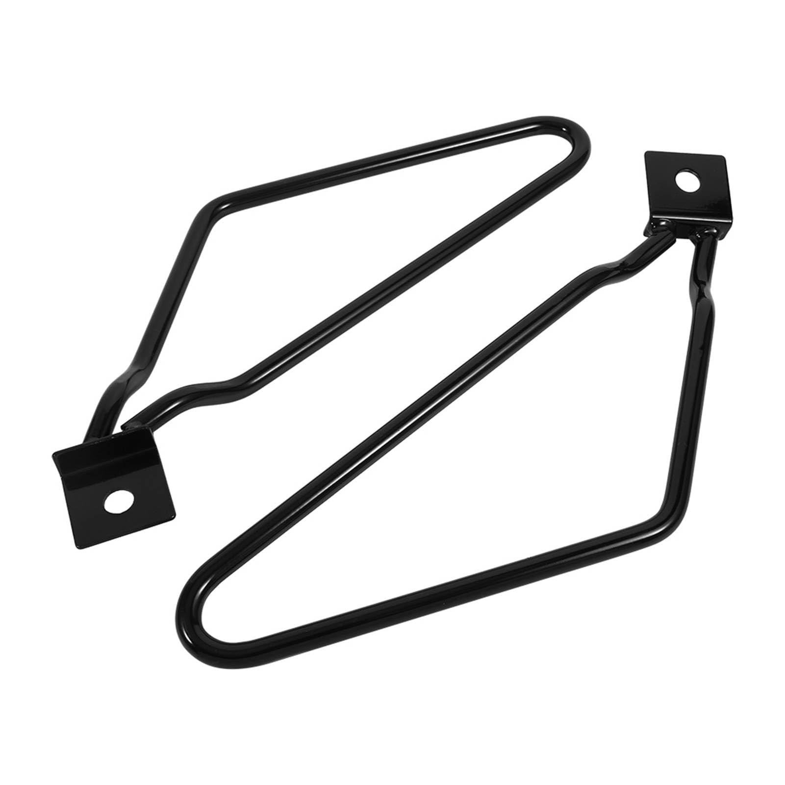 Zerone Uchwyt do sakwy motocyklowej 2x Uchwyt do sakwy motocyklowej czarny do XL883/1200 HD1450/1584