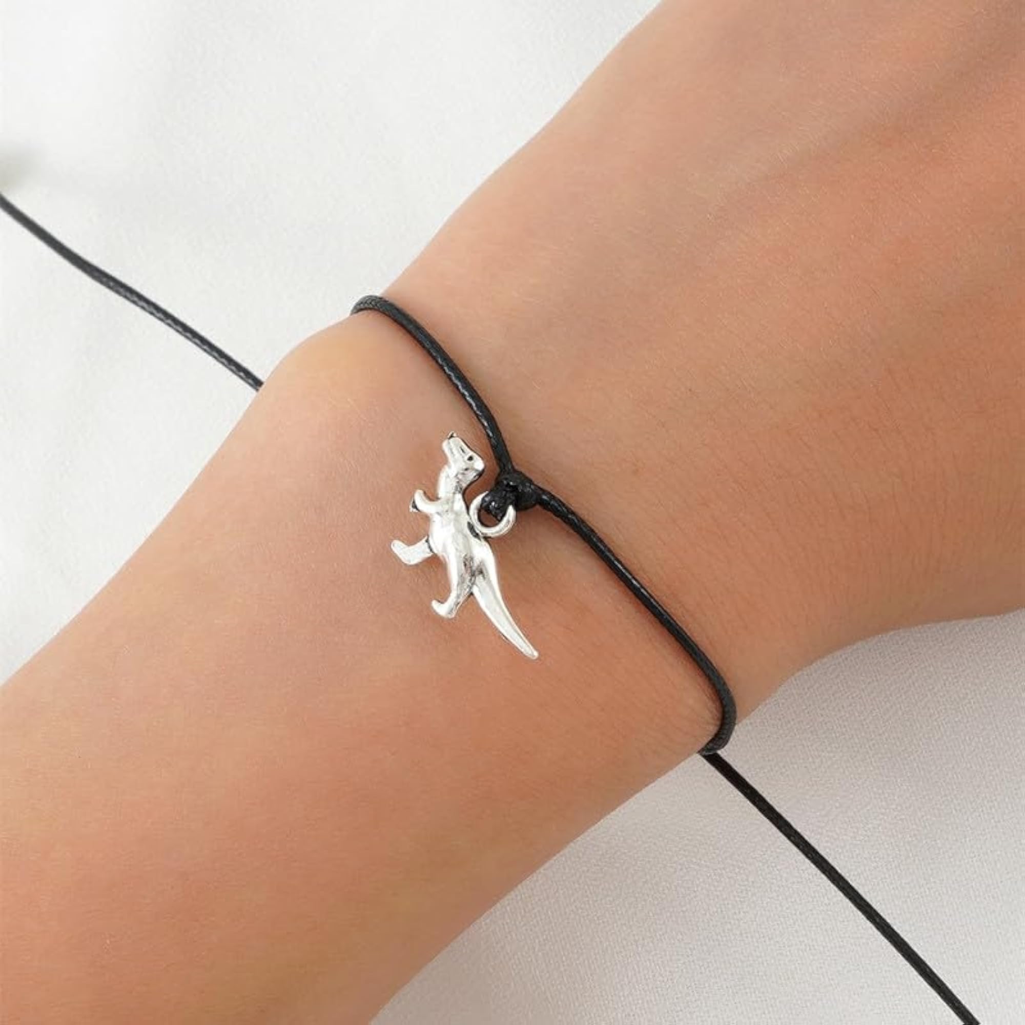 Dinosaur Friendship Bracelets Set for 3, Sibling Gift