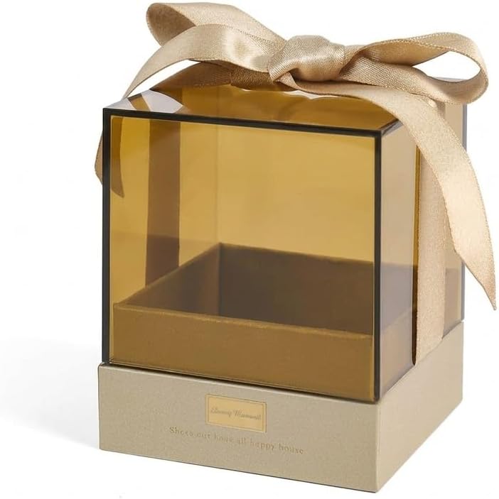 Gift Box Elegant Small Presentation Case Gold (Tinted Lid) Gift Box Set
