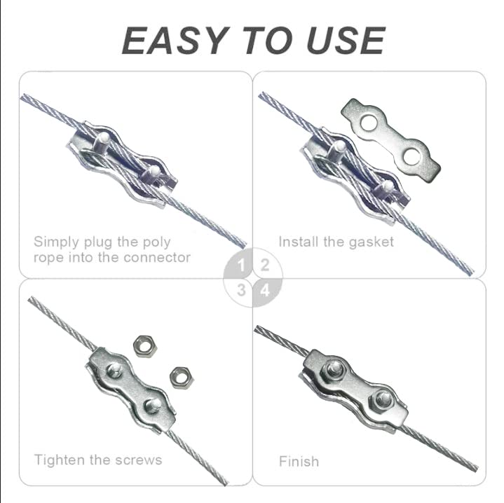Stainless Steel Rigging Hardware Wire Rope Accessory Duplex Wire Rope ...