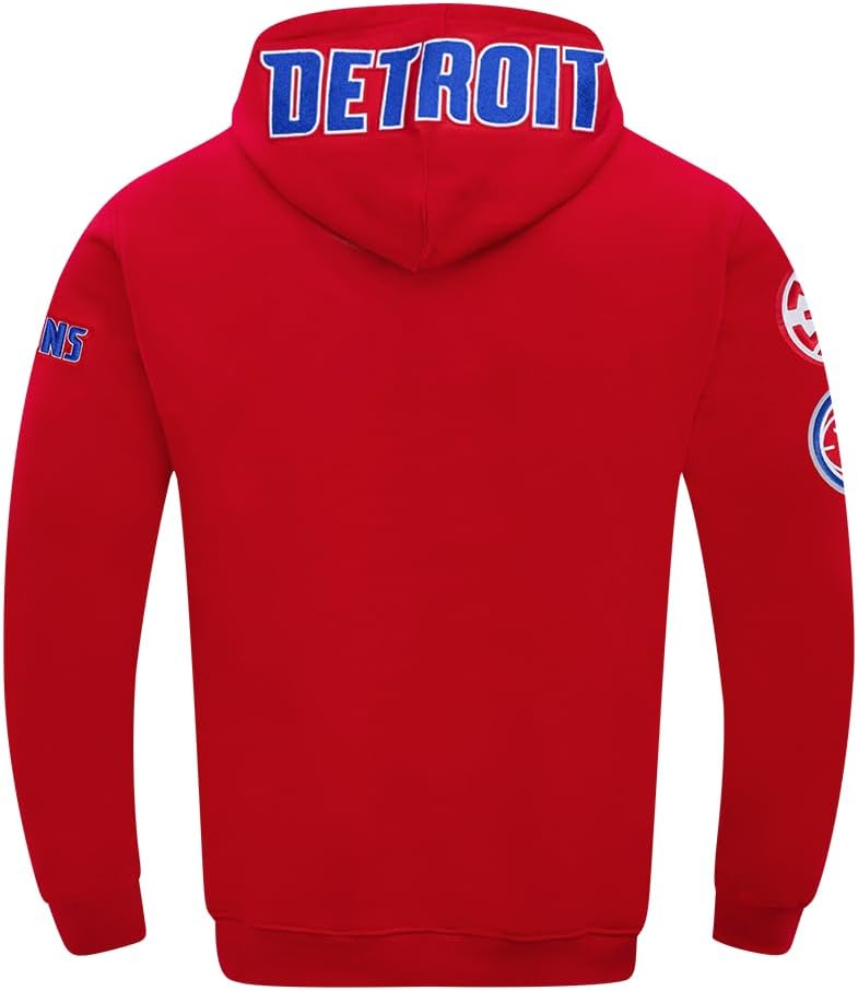 Pro Standard Mens NBA Classic Chenille Pull Over Hoodie - Image 3