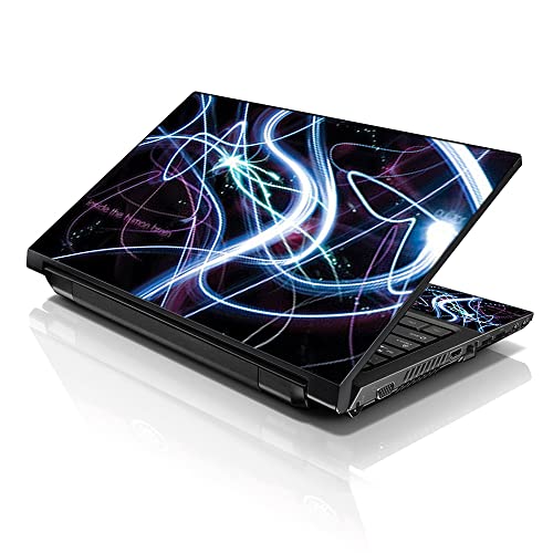 Image of LSS Laptop 15 15.6 Skin Cover with Colorful Brain Activity Pattern for HP Dell Lenovo Apple Asus Acer Compaq - Fits 13.3 inch 14 inch 15.6 inch 16 inch (2 Wrist Pads Free)