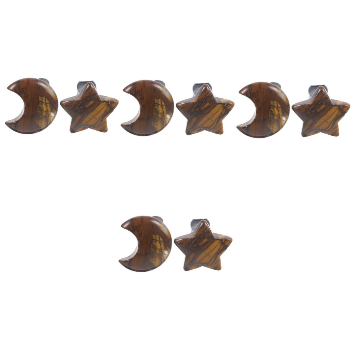 SOLUSTRE 8stücke Auto Lüftung Clips Mond Und Stern Kristall Ornamente Für Auto Dekorative Luftauslass Clips Für Aromatherapie Und Stilvolle Innenausstattung