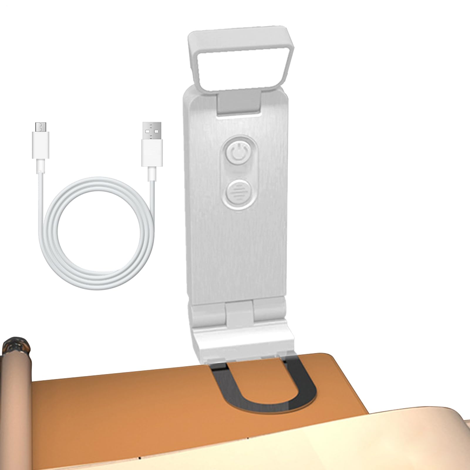 Lampada Da Lettura Notte A LED Ultrasottile – Pannello Acrilico, Alimentata A Batterie AA, Portatile Per Libri E Segnalibri