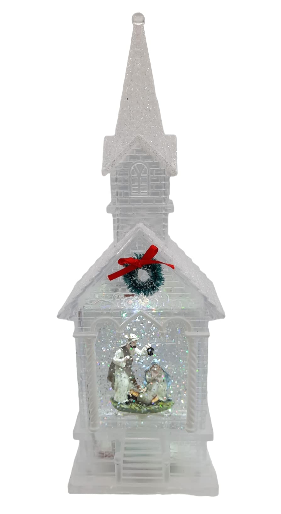 Linterna de agua navideña con belén para revivir la tradición