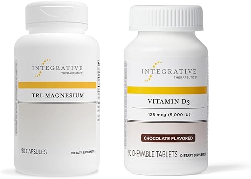 Integrative Therapeutics Unlock Vitality Bundle - Sinergia de magnesio y vitamina D3 para un bienestar holístico