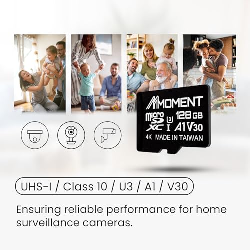 Image of MMOMENT MM13 Jolly 128GB (2 Pack) Micro SDXC Card, A1, UHS-I, U3, V30, Class 10 Compatible, Read Up to 100 MB /s,Write Up to 40 MB /s, SD Adapter Included